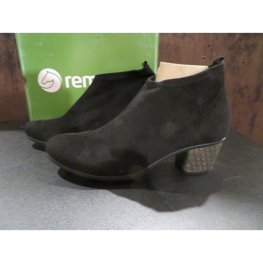 *NEW Womens Black Remonte Cheyenne Boots, 10  42